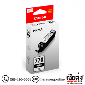 Canon PGI-770 PGBK XL Black ตลับหมึกอิงค์เจ็ท สีดำ ของแท้ | เฮียส่ง.คอม